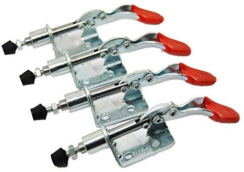 IMAGINE 4-teilige Kniehebelklemme 301 AM Haltekapazität Hub Push Pull Action Handwerkzeug Leichtes Schnellspannwerkzeug für den Maschinenbetrieb, Zimmerei