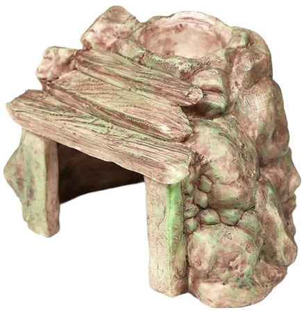 Baoblaze Reptilienversteck, Höhle, Landschaft, Aquarium Ornament für Schildkröten,