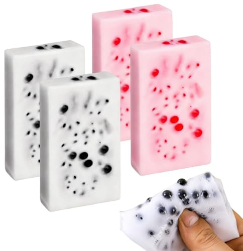 4Pcs Pickel Popping Spielzeug Quadratisches Hautpick Zappelspielzeug Sensorisches Picky Pad zum Stressabbau Pickel-Popper-Spielzeug Quetsch-Zappelspielzeug Stressspielzeug für Erwachsene Kinder (4Pcs)