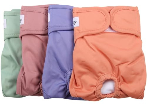 JoyDaog Waschbare, wiederverwendbare, hochwertige Hundewindeln für kleine Hunde, für Wärme, Inkontinenz, Welpenwindeln, XS