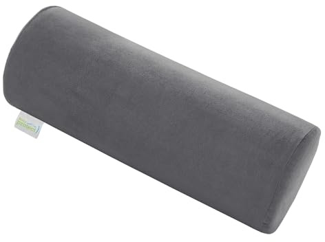 Bodyprotect Nackenrolle 15x40 cm mit weichem Mikroplüsch Bezug, Nackenkissen 15 x 40 cm, Kissen, Kissenrolle, Neck Pillow, Kopfkissen, Oeko-TEX, Made in EU, bis 40 Grad waschbar