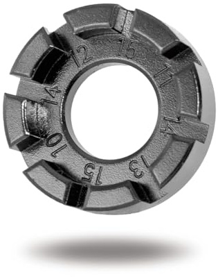 TSTRAUM Speichenschlüssel Fahrrad,Anziehwerkzeug Passend für 10G bis 15G Speichen, Speichenspanner - Nippelspanner,Multi-Size Fahrradspeichen Werkzeuge (6-in-1 10G-15G)