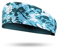 SWORTS Aero Sportstirnband Damen I Für Laufen, Running & Fitness | Performance Headband Women · verstellbare Größe · schmal & ultraleicht · Stirn Schweißband Frauen