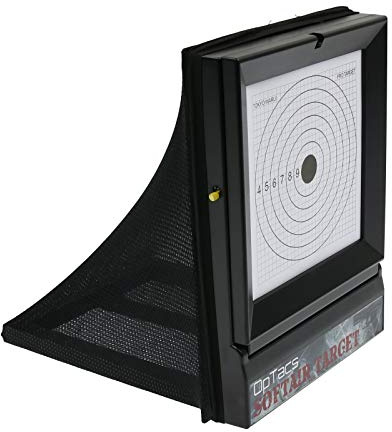 OpTacs - Softair Ziel Target Airsoft Kugelfang - Zielscheibe inkl. Pendelziel und Zielscheiben Zubehör für Air Soft Waffen und CO² Pistole mit Kugeln