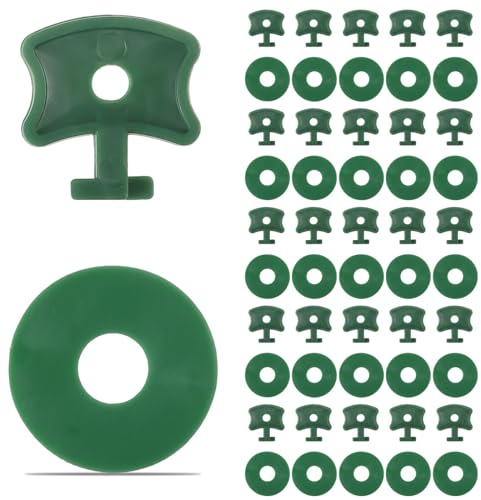100 Stück Gewächshaus-Twist-Clips, Gewächshaus-Zubehör, Gewächshaus-Clips, Kunststoff-Befestigungsclips und Unterlegscheiben, Verlängerungs-Eckclips für Gewächshaus, Blasennetz, Schattierung
