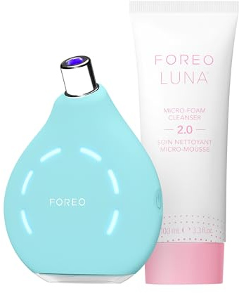 FOREO KIWI Set - Mitesserentferner + Micro-Foam Reiniger 2.0 | Mitesserentferner, Porensauger, Porenverfeinerer, Schaumreiniger, Sauggerät, Schaumreiniger, Alle Haut
