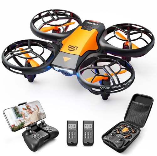 4DRC V8 720P Drohne mit HD-FPV-Kamera, RC-Quadcopter mit Fernbedienung, Hovering-Funktion, Headless-Modus, 3D Flip, Start/Landung mit einer Taste, geeignet für Anfänger und Kinder