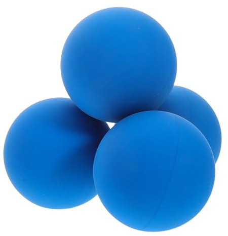 GARIOUANS 4stücke Teiliges Squash Trainingsball aus Langlebigem Gummi mit Hohem Sprung für Reaktionstraining und Übung Leichtes Hohles Design für Indoor und Outdoor Geeignet für Anfänger