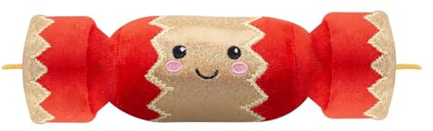 VFM e-Store - Knallbonbons für Weihnachten, Plüsch, Geschenkidee, festliche Indoor-Oramente, 16 cm x 12 cm, mehrfarbig, 1 Stück