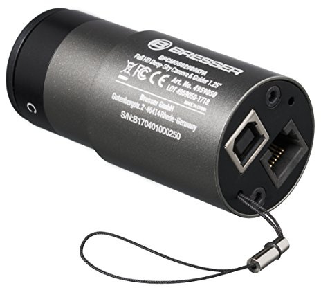 Bresser Teleskop Full HD Deep-Sky Kamera mit ST4 Autoguider, Allround-Kamera mit SONY IMX290 Farb-Sensor und hoher Quanteneffizienz von bis zu 77% inklusive Zubehör und Software
