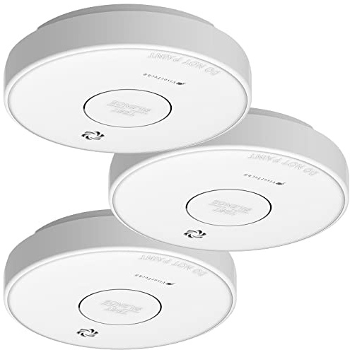 VisorTech Rauchmelder Funk: 3er-Set drahtlos vernetzbare Funk-Rauchwarnmelder, 85 dB (funkvernetzbare Rauchmelder, funkgesteuerter, vernetzt)