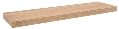 Velano - Bücherregal Wand - Wandregal 79,5x23,5 cm - Regal Wand - Schweberegal - Hängeregal - Regalbrett - Sonoma Eiche - Küchenregal - Bücherregal Kinder - Deko Wohnzimmer - Gewürzregal Wand