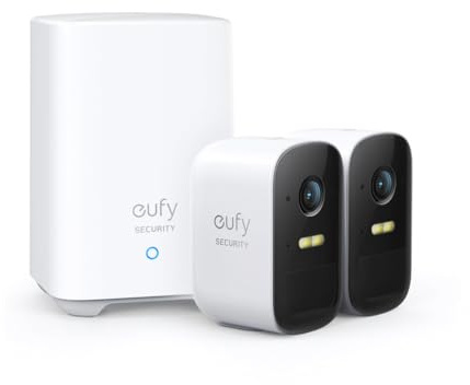 eufy Security eufyCam 2C, überwachungskamera aussen, 180Tage Akku, HD 1080p, IP67 wetterfest, Nachtsicht, Kompatibel mit HomeKit und Solar Panel, überwachungskamera aussen set2+1,Gebührenfreie Nutzung