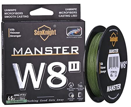 SeaKnight W8 II 8 Fach Angelschnur Geflochten Salzwasser 150M/300M/500M PE Geflochtene Angelschnur 8 Stränge Karpfen Angelschnur Forelle 15-100LB