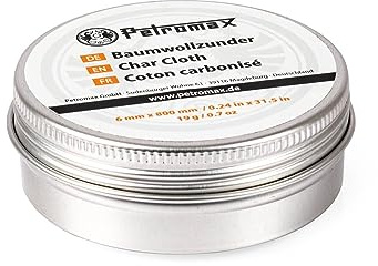 Petromax Baumwollzunder 19g - Pyrolysiertes Baumwollseil für Feuerkolben & Outdoor-Survival
