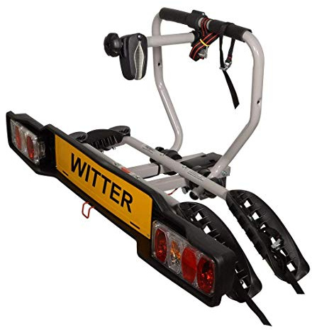 Witter ZX202EU Fahrradträger für die Anhängerkupplung | Kupplungsträger für 2 Fahrräder | 34 kg Zuladung | 13-poliger Stecker