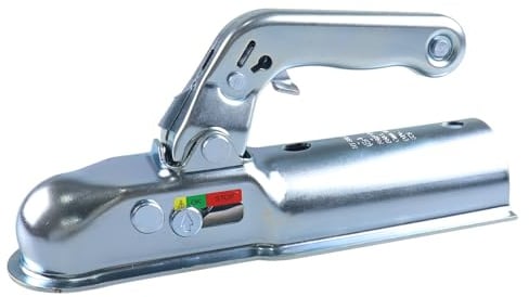 Universal Anhängerkupplung 60mm Kugelkupplung rund 800kg,Zugkugelkupplung 50mm Kugelkopf für PKW, Anhänger, Bootstrailer und Freizeitanhänger