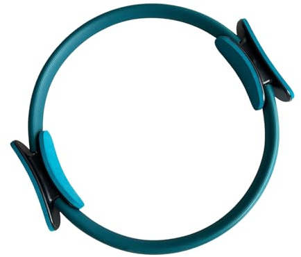 14 Pilates Ring Fit Fitness Ring Beckenbodentrainer für Frau & Männer, Doppelgriff Trainingsgerät für zuhause, Beinpresse Hüfttrainer Beintrainer Oberschenkeltrainer Sportgeräte zuhause (Dark Green)