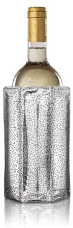 Vacu Vin 38803606 Rapid Ice Wine Cooler - Silver, 176x145x25