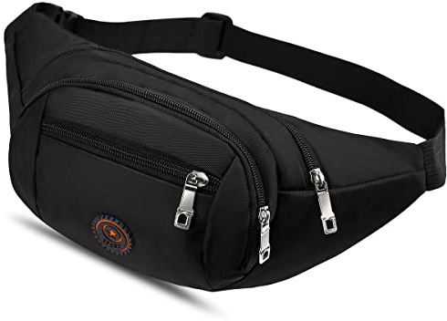 Bauchtasche für Damen und Herren Gürteltasche Hüfttasche Outdoor Groß Handytasche Sport Wasserdicht Laufgürtel Umhängetasche Geldgürtel für Camping Wandern Fitness Fahrrad Reisen Jagd