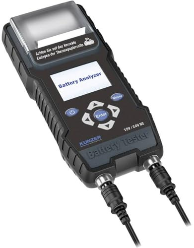 KUNZER BA1224 Batterietester mit Schellen