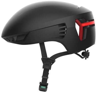 CRNK Genetic Alpha Fahrradhelm – Ultraleichter Rennradhelm mit LED-Beleuchtung, Aerodynamischer Helm für Herren & Damen, Magnetverschluss, Perfekte Passform, EPS+PC-Schutz