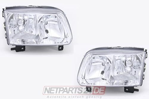 Johns, Scheinwerfer Halogen Front Haupt passend für VW Polo 6N ab 99-01 Satz H7 H1 LR