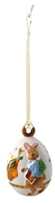 Villeroy & Boch – Annual Easter Edition Jahresei 2025 Bunt, Ornament Ostern zum Aufhängen, Ostern Deko Geschenk, Osterei, Osteredeko, Oster Dekoration, Limitiertes Sammlerstück, Premium Porzellan