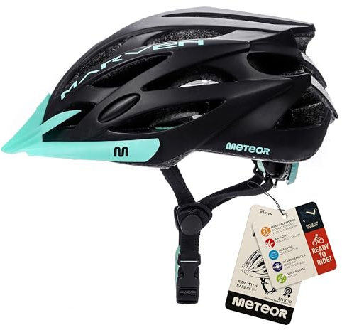 meteor® Marven Fahrradhelm Herren Damen Kinder-Helm MTB rollerhelm mädchen kinderfahrradhelm für Downhill rennradhelm Mountainbike Inliner skaterhelm BMX fahradhelm Scooter Jungen Bike Helmet