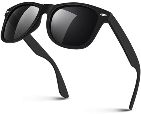 Sunier 2026 Hoher Schutz Sonnenbrille Herren Damen Polarisiert Retro Vintage 100% UV-Schutz Klassisch Golf Fahren Fahrende Angeln Reisen Cat 3 CE