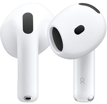 Apple AirPods 4 Kabellose Kopfhörer, Bluetooth Kopfhörer mit aktiver Geräuschunterdrückung, Adaptives Audio, Personalisiertes 3D Audio, Transparenzmodus, USB-C Ladecase, Kabelloses Laden
