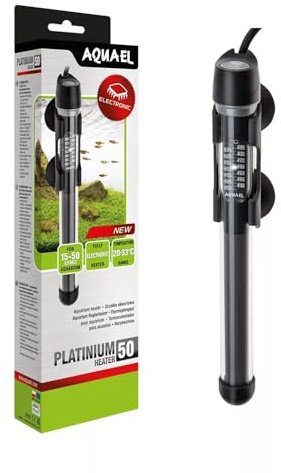 AQUAEL 121215 Glasheizer PLATINIUM HEATER 50W, 190 g, Schwarz