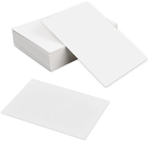 100 Stück leere A6-Blankokarten, dickes Papier, 250 g/m², zum Schreiben und Basteln