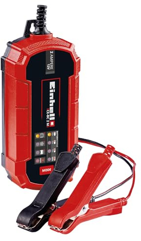 Einhell Batterie-Ladegerät CE-BC 2 M (intelligentes Batterieladegerät mit Mikroprozessorsteuerung für verschiedenste Batterietypen, u.a. Kfz/Krad, max. 2 Ampere Ladestrom)