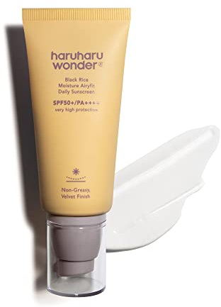 Haruharu Wonder Black Rice Moisture Airyfit Daily Sunscreen, nicht fettendes Velvet Finish, kein weißer Abdruck 50ml