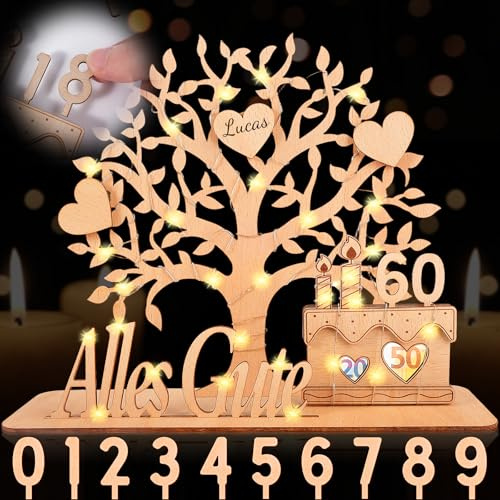 I LOVE MOM Geldgeschenk Geburtstag Holz, Personalisierte Geldgeschenke Geburtstag aus Verpackung, DIY Selber Machen Holz-Schild Gästebuch für Geschenke,Hochzeiten,Partys,GeburtstageDeko,Jubiläum
