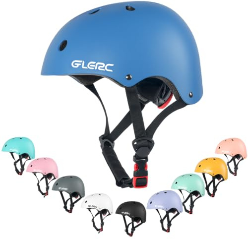 Glerc Kinder Fahrradhelm, geeignet für Fahrrad, Scooter & Skate geeignet, für Jungen und Mädchen von Kleinkind bis Jugend, Kopfumfang verstellbar und Mehrfarbig