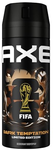 Axe Bodyspray Dark Temptation Deo ohne Aluminium sorgt 48 Stunden lang für effektiven Schutz vor Körpergeruch 3x 150 ml
