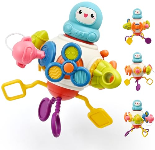AiTuiTui Motorikwürfel Baby 18 Monate, Activity Würfel Reisespielzeug für Kinder, Montessori Spielzeug für die frühe Entwicklung und Aktivität ab 2 3 Jahr Jungen Mädchen Geburtstag Geschenke
