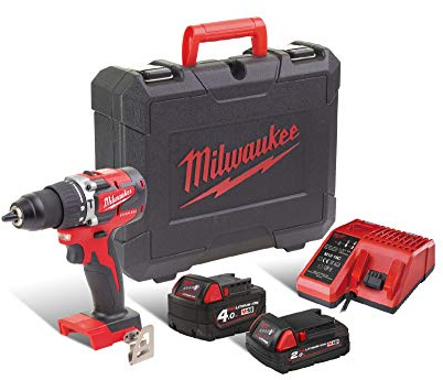 Milwaukee M18CBLPD-422C Akku Schlagbohrer Akkuschrauber Rot