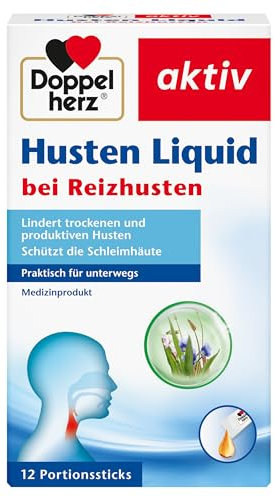 DOPPELHERZ Husten Liquid Sticks 12 St