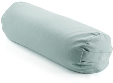Myga Buchweizen Bolster Kissen | Ergonomisches Yoga- & Meditationskissen | Abnehmbarer Bezug & Natürliche Füllung | Ideal für Entspannung & Support bei Yogaübungen | 63 cm x 25 cm
