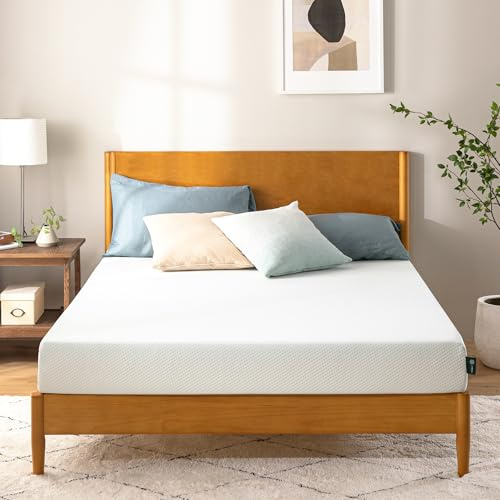 Zinus Schaumstoffmatratze, 135 x 190 cm, orthopädisch und ergonomisch, mittlere Festigkeit, Unterstützung von 5 Zonen, Höhe 11 cm, Öko-Tex-Zertifiziert