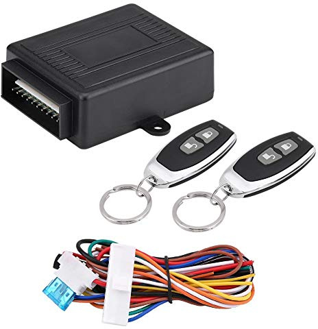 Universelles Keyless Entry System mit Fernbedienung – 12V Zentralverriegelung mit Kofferraumöffnung und Fahrzeugsuche, Kompatibel mit den meisten Fahrzeugen