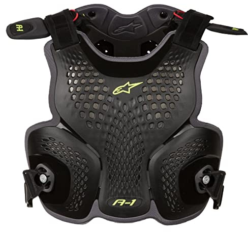 Alpinestars Brustpanzer A-1 Weiß/Schwarz/Rot