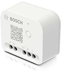Bosch Smart Home Relais Schalter, zur digitalen Steuerung von elektronischen Geräten und Beleuchtung, kompatibel mit Amazon Alexa, Google Assistant und Apple HomeKit