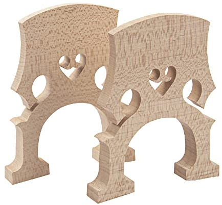 Yootones Cellobrücke, Ahornholz, 3/4, 4/4, Cello-Steg, Ahornholz, selbstjustierend, kompatibel mit Cello-Musikinstrumenten Zubehör (4/4)