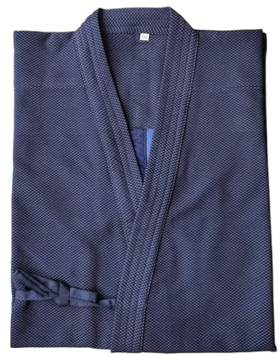 ZHSOAO Judoanzug Judo-Anzüge, Hapkido-Uniform, Kendo-Anzug, Aikido-Anzug-Set, Judo-Anzug, Kendo, Aikido, Hapkido, Kampfsport, schnell trocknend(Blue,170cm)