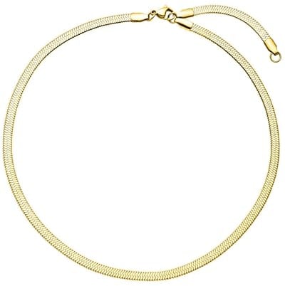 Purelei I'lalo Choker (Gold) – Elegante Kette aus 18K vergoldetem Edelstahl – Verstellbare Länge 35/40 cm – Schmuck inspiriert von Hawaii – Designed in Germany