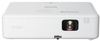 Epson CO-W01 | Preisgünstiger WXGA-Projektor | 3LCD | 3.000 ANSI-Lumen | 378-Projektionsfläche | Einfache Einrichtung | Trapezkorrektur | HDMI | Für Zuhause und Büro | Weiß